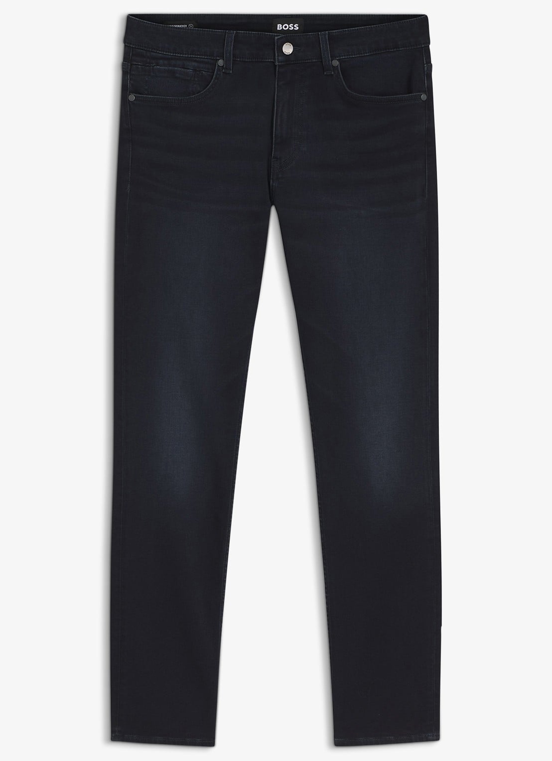 BOSS Skinny jeans met donkere wassing - voorkant 6 navy-411 / blauw