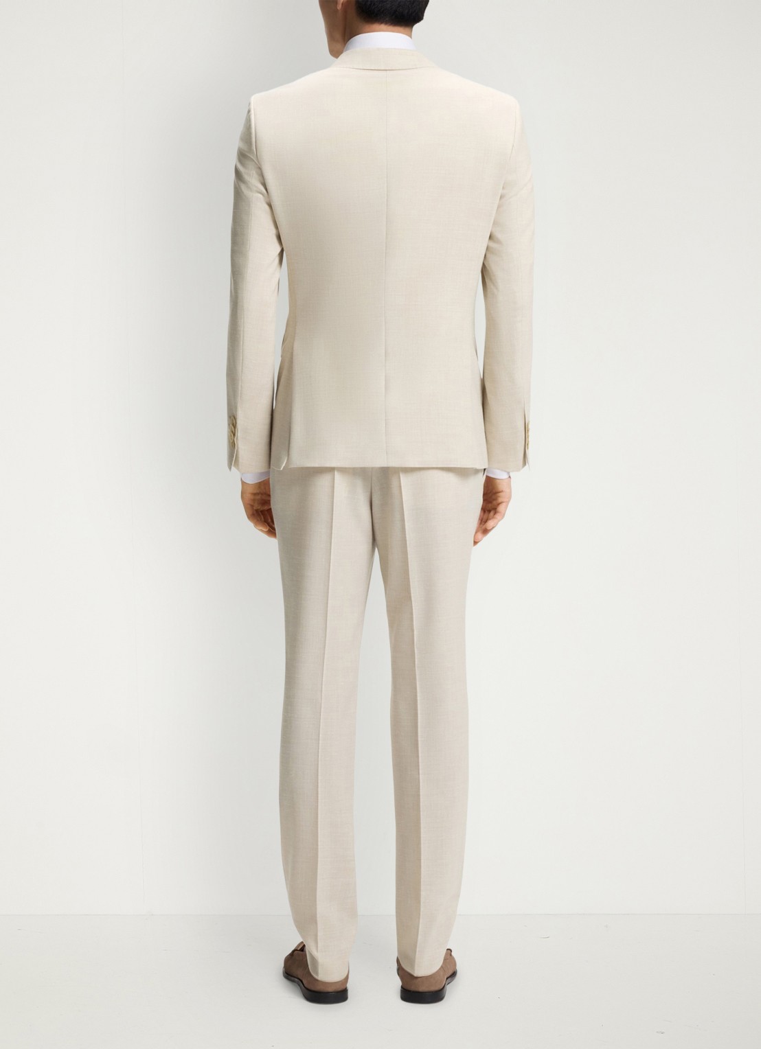 BOSS Slim fit 2-delig pak in wolblend - achterkant 8 open beige-286 / beige