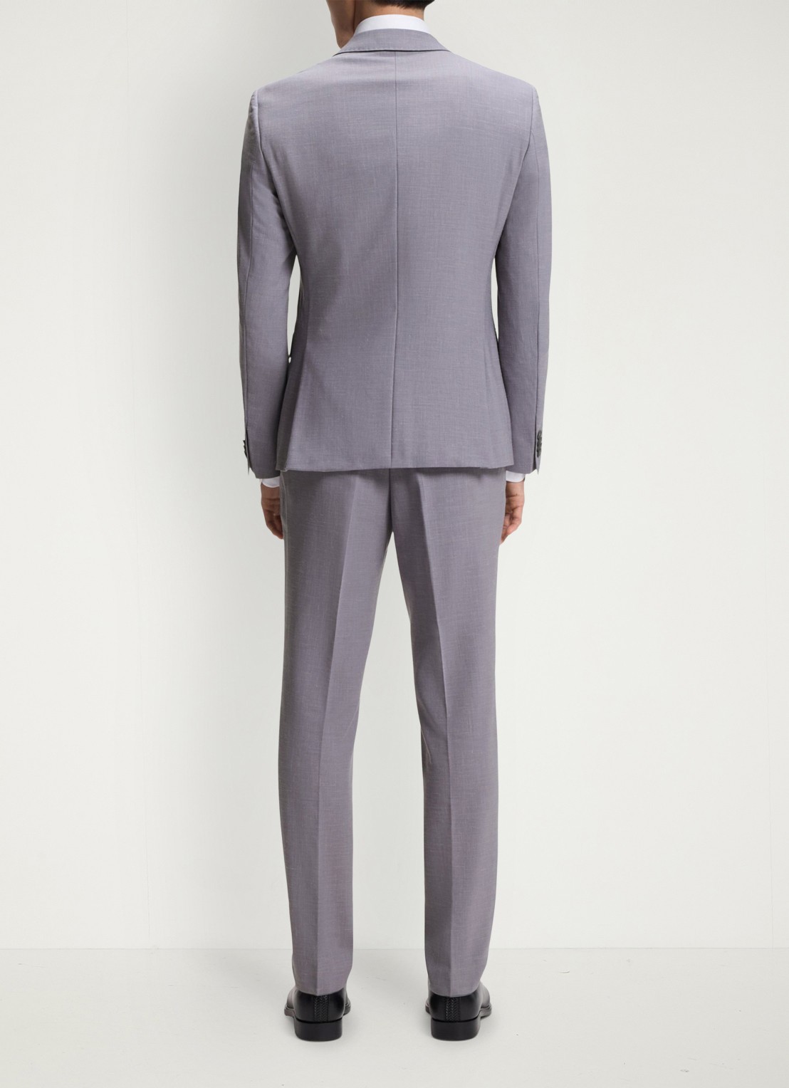BOSS Slim fit 2-delig pak in wolblend - achterkant medium purple-510 / paars