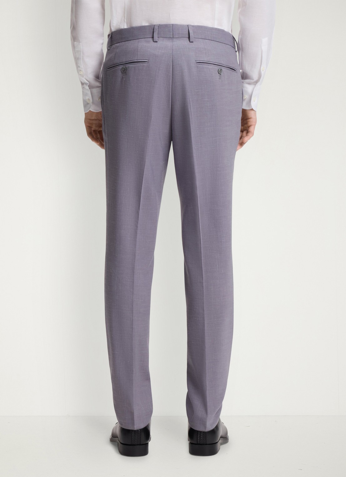 BOSS Slim fit 2-delig pak in wolblend - detail 8 medium purple-510 / paars