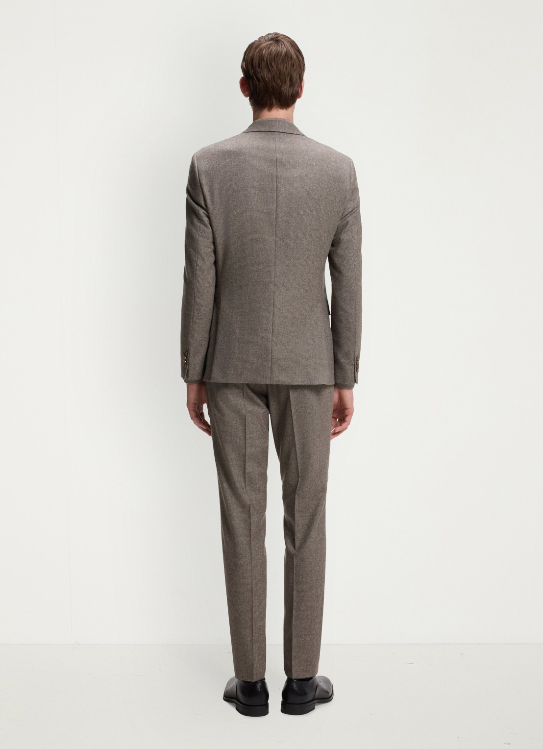 BOSS Slim fit 2-delig pak met klepzakken - achterkant 8 dark brown-209 / bruin