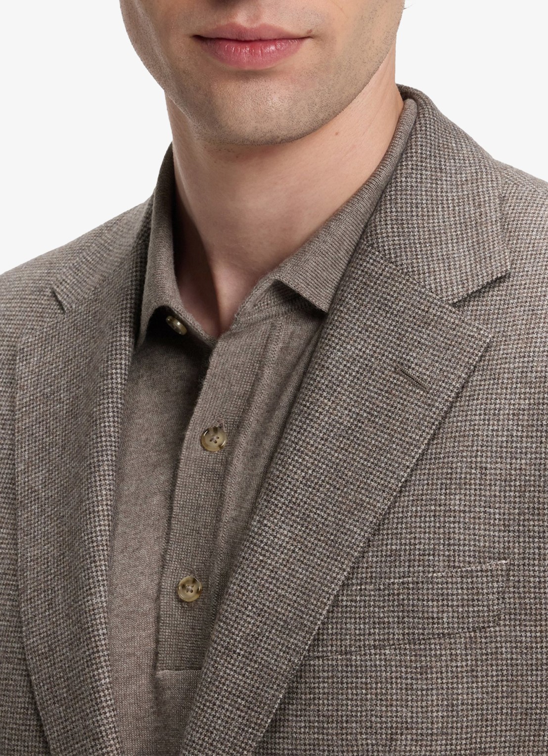 BOSS Slim fit 2-delig pak met klepzakken - detail 2 dark brown-209 / bruin