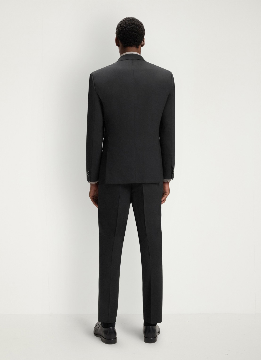 BOSS Slim fit 2-delig pak van scheerwol - achterkant zwart