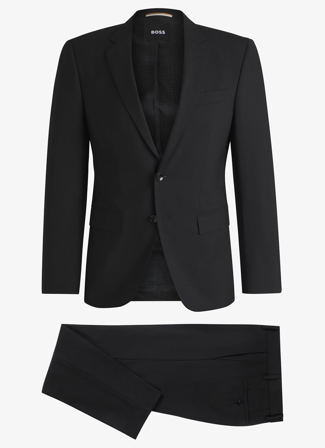 BOSS Slim fit 2-delig pak van scheerwol - voorkant 7 zwart