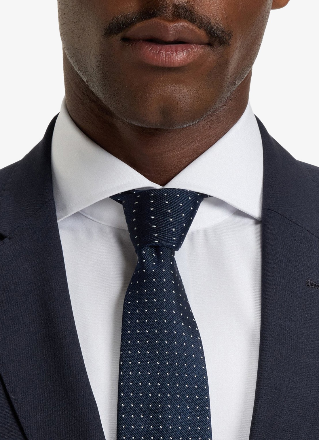 BOSS Slim fit 2-delig pak van scheerwol - detail 5 donkerblauw