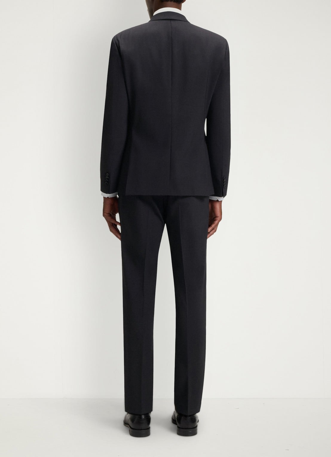 BOSS Slim fit 2-delig pak van scheerwol - achterkant 3 donkergrijs