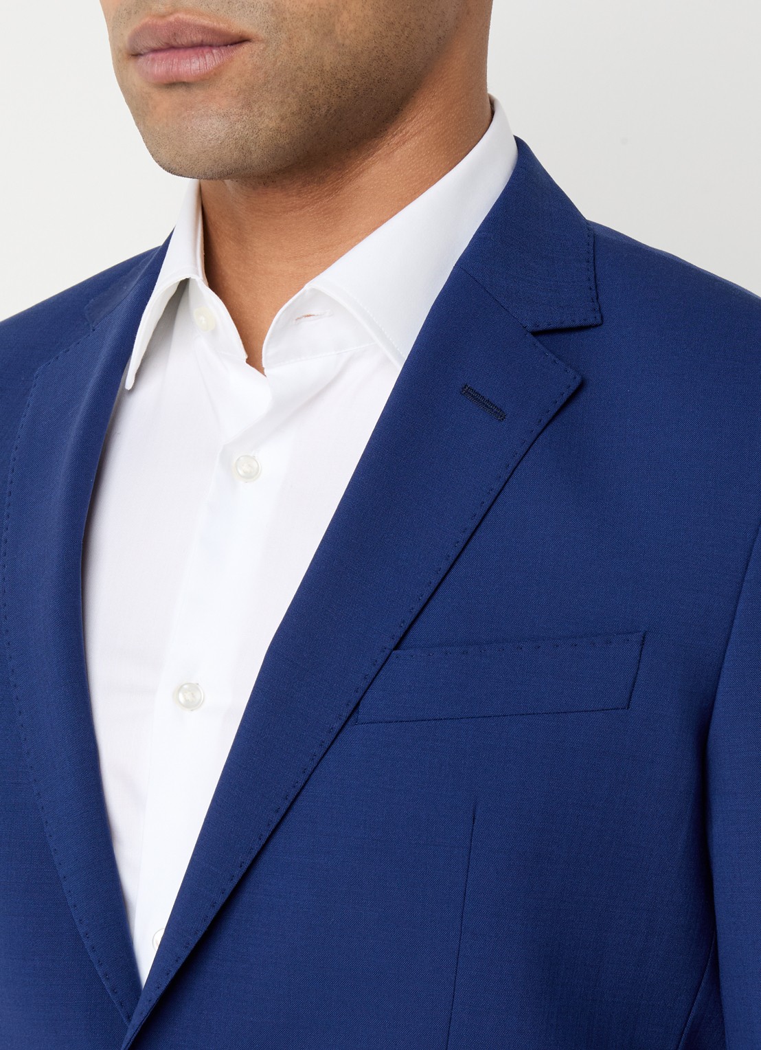 BOSS Slim fit 2-delig pak van scheerwol - detail 11 royalblauw