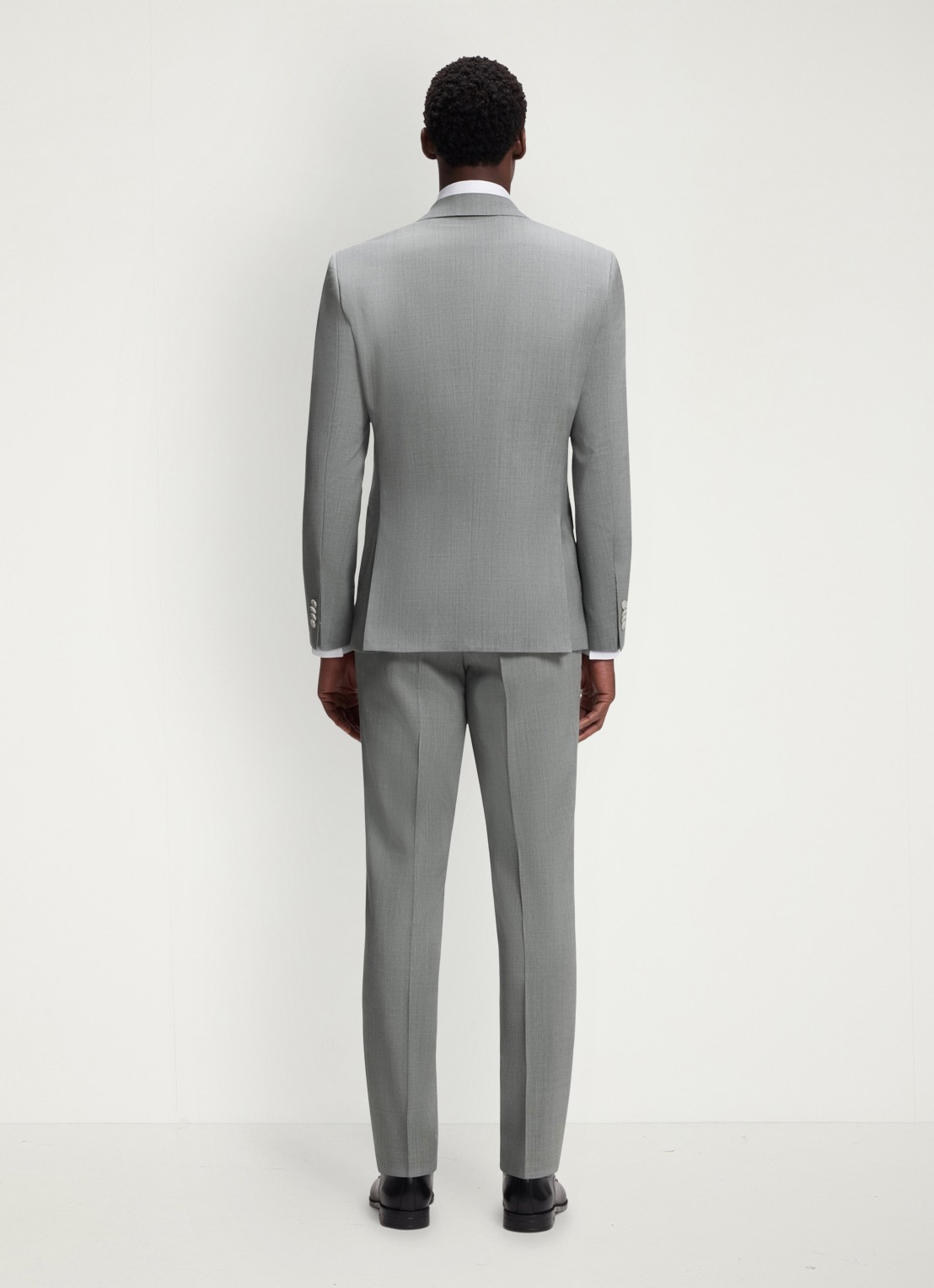 BOSS Slim fit 2-delig pak van wol - achterkant dark beige-254 / beige