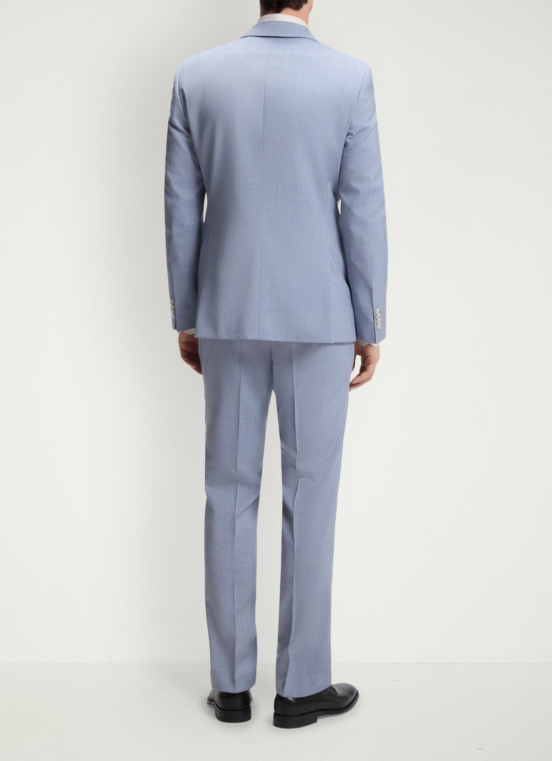 BOSS Slim fit 2-delig pak van wol - detail 4 light/pastel blue-450 / lichtblauw
