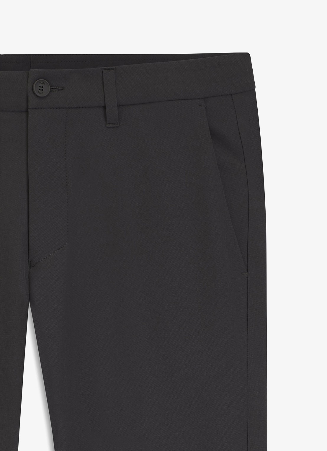 BOSS Slim-fit broek van waterafstotend stretchmateriaal - detail 3 dark grey-027 / grijs