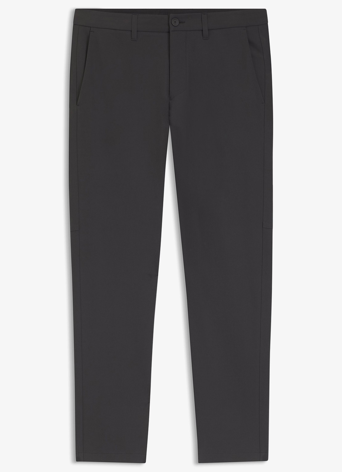 BOSS Slim-fit broek van waterafstotend stretchmateriaal - voorkant 5 dark grey-027 / grijs