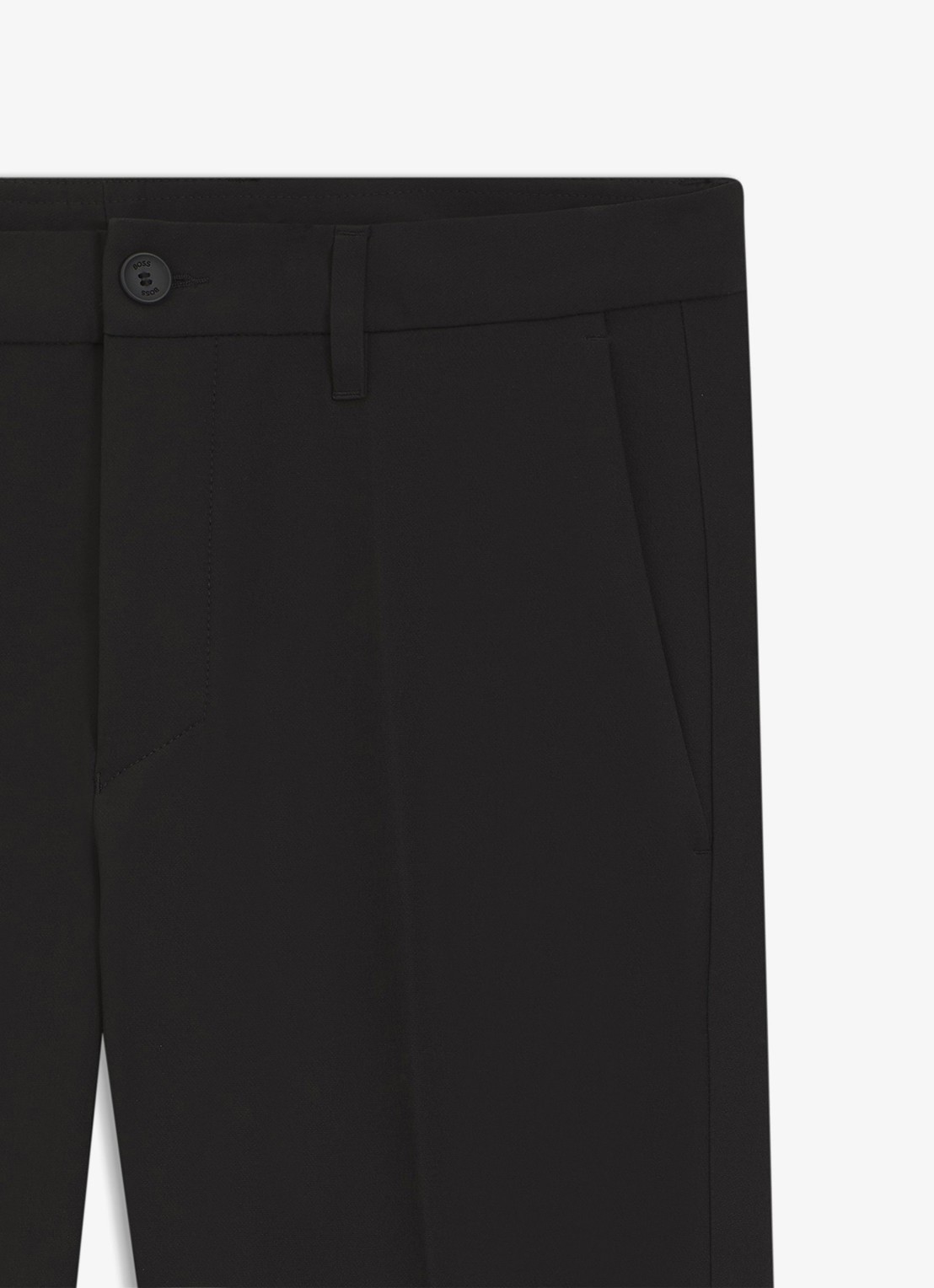 BOSS Slim-fit broek van waterafstotend stretchmateriaal - detail 5 black-001 / zwart