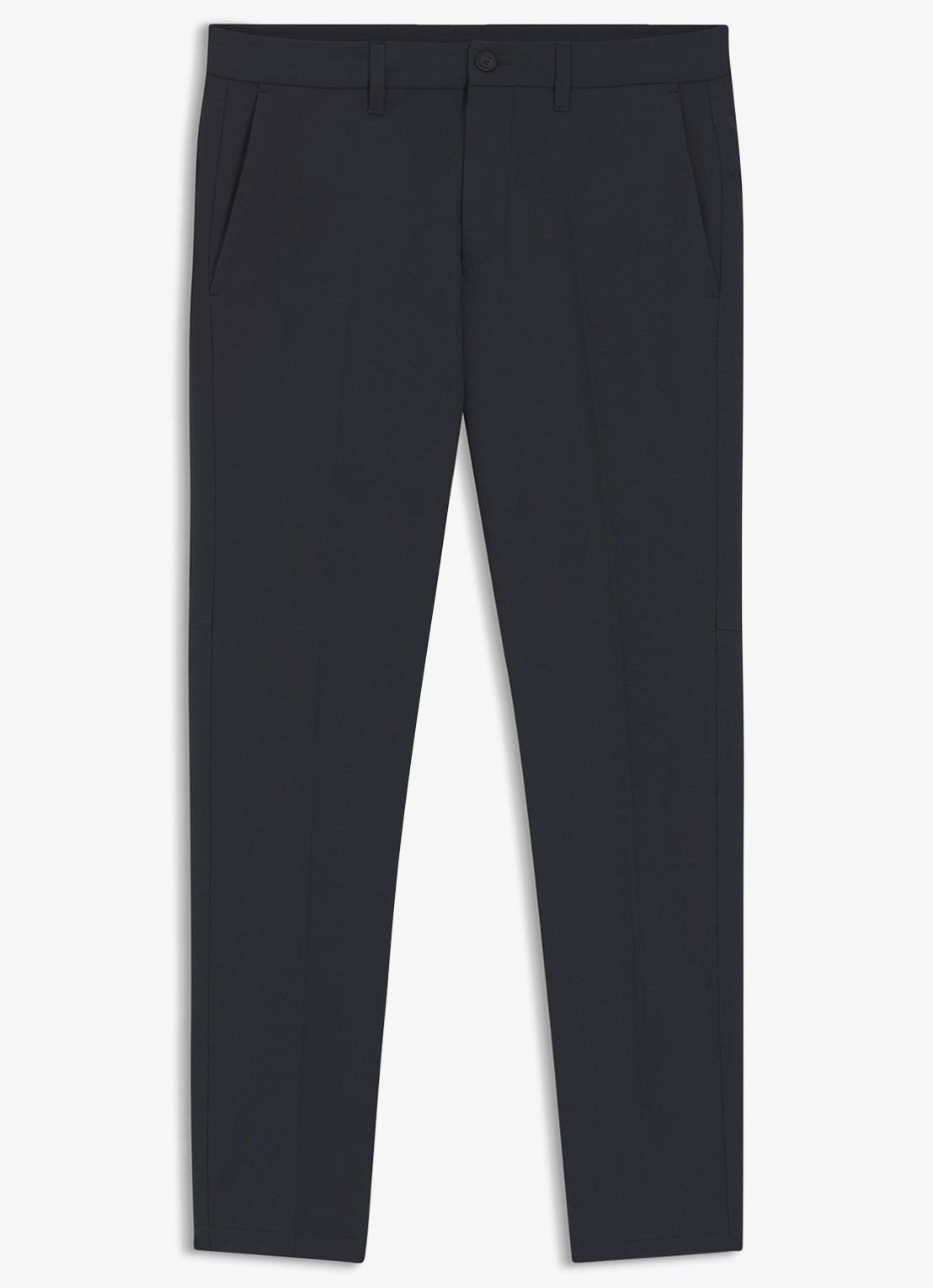 BOSS Slim-fit broek van waterafstotend stretchmateriaal - voorkant 2 dark blue-402 / blauw