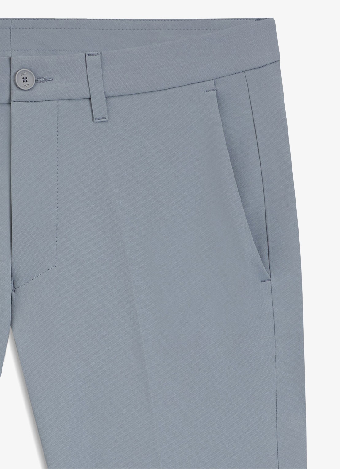 BOSS Slim-fit broek van waterafstotend stretchmateriaal - detail 3 dark grey-026 / grijs