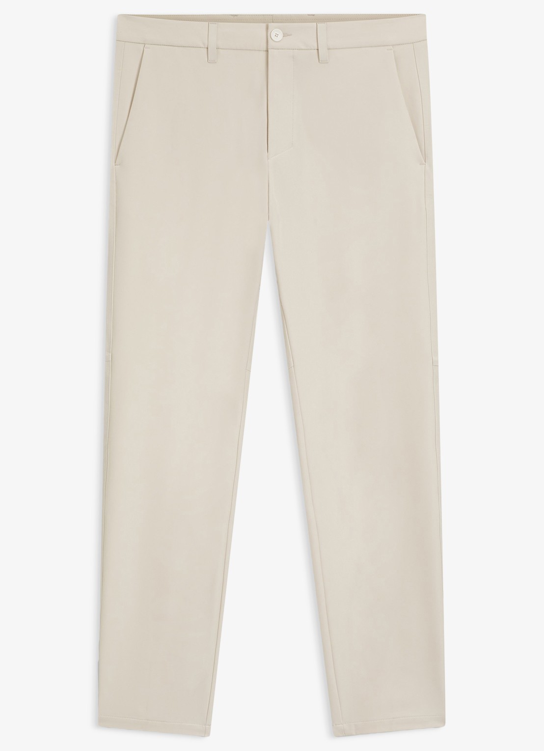 BOSS Slim-fit broek van waterafstotend stretchmateriaal - voorkant 3 open white-131 / wit