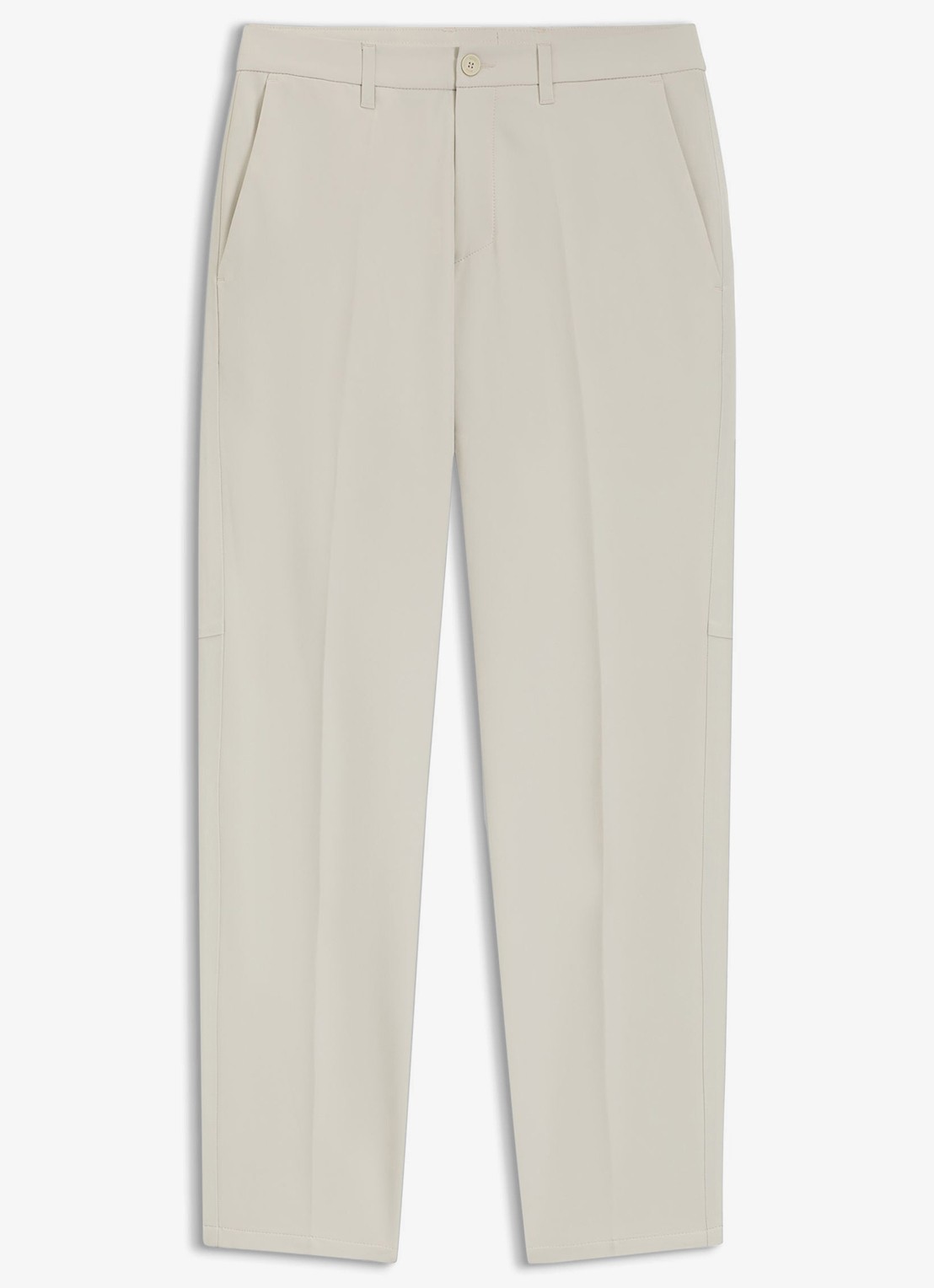 BOSS Slim-fit broek van waterafstotend stretchmateriaal - voorkant 3 light beige-271 / beige