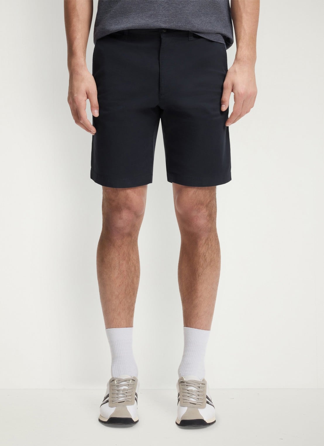 BOSS Slim fit chino met steekzakken - detail dark blue-403 / blauw