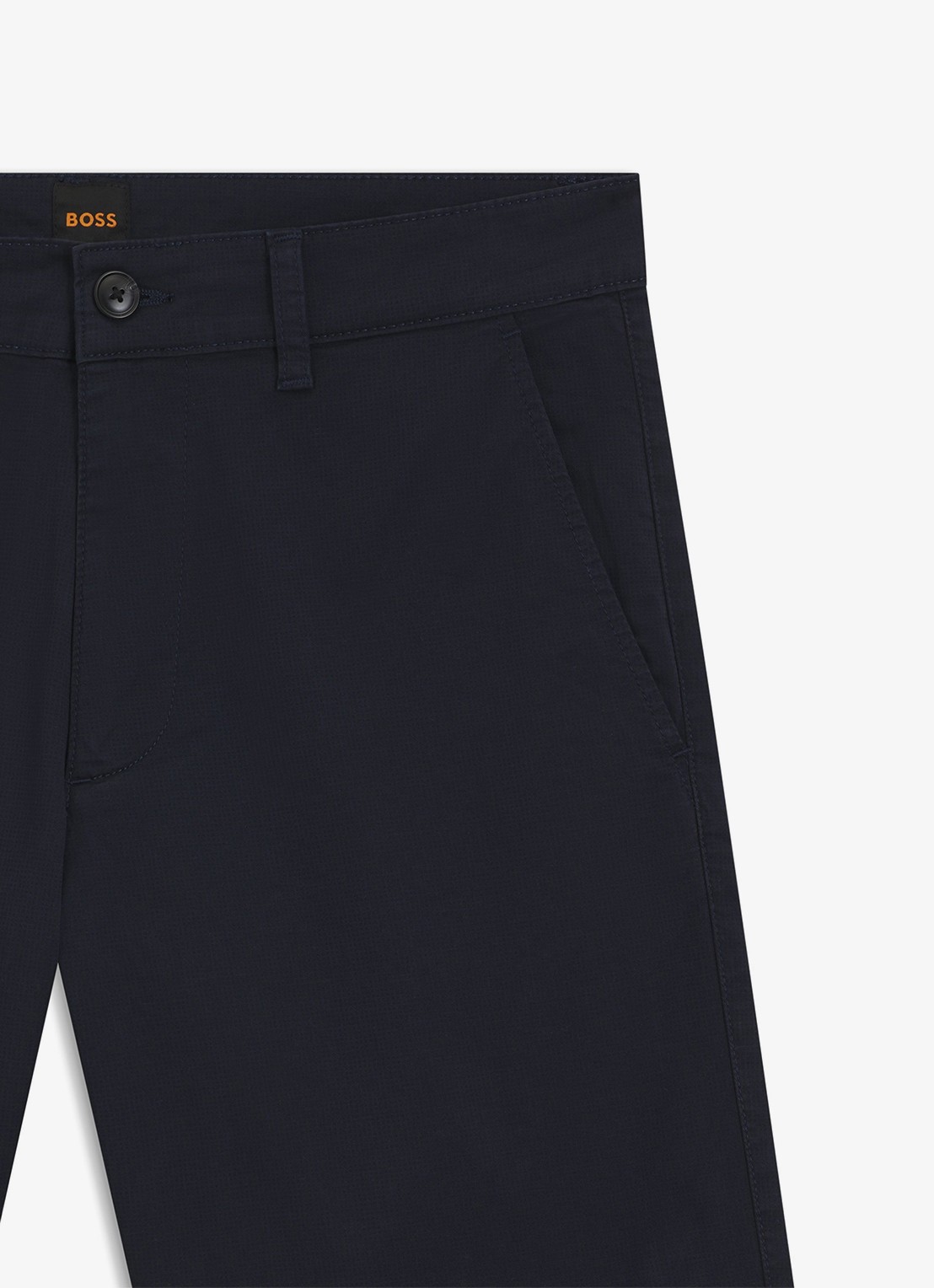 BOSS Slim fit chino met steekzakken - detail 3 dark blue-403 / blauw