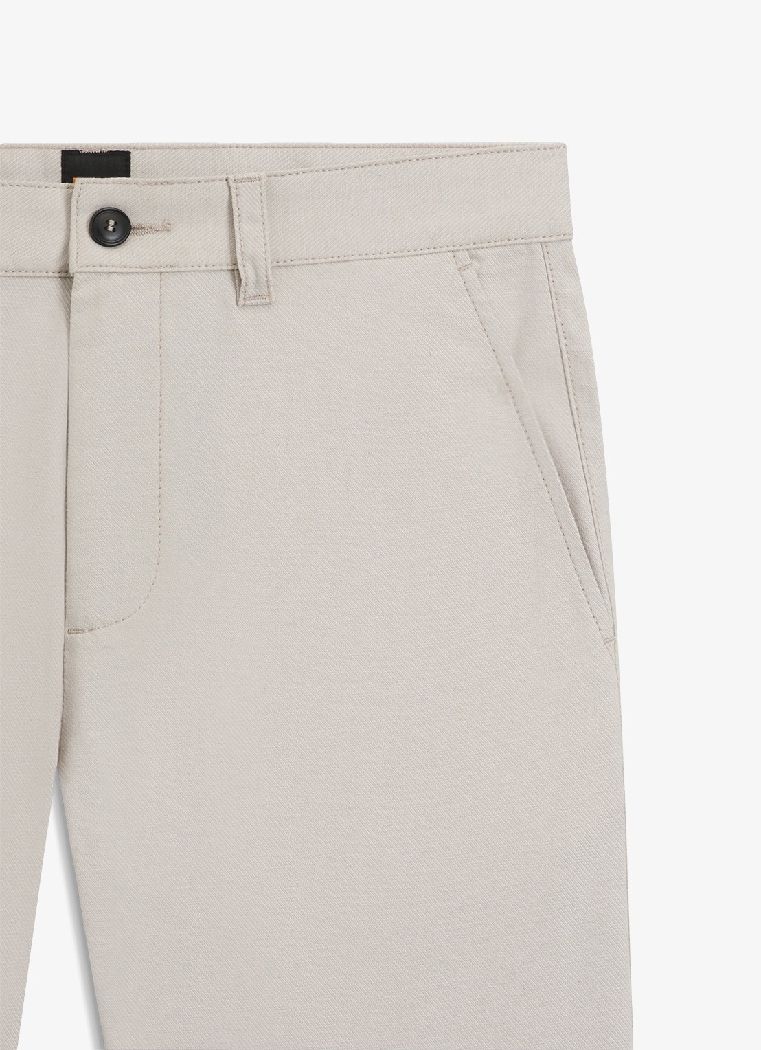 BOSS Slim fit chino met steekzakken - detail 4 beige