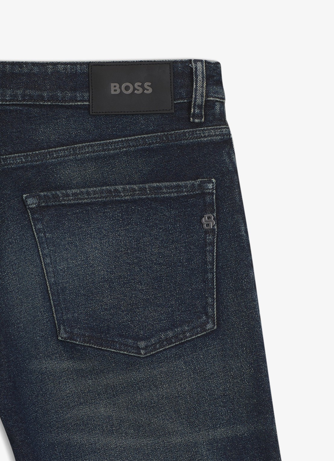 BOSS Slim fit jeans in katoenblend - detail 3 denim