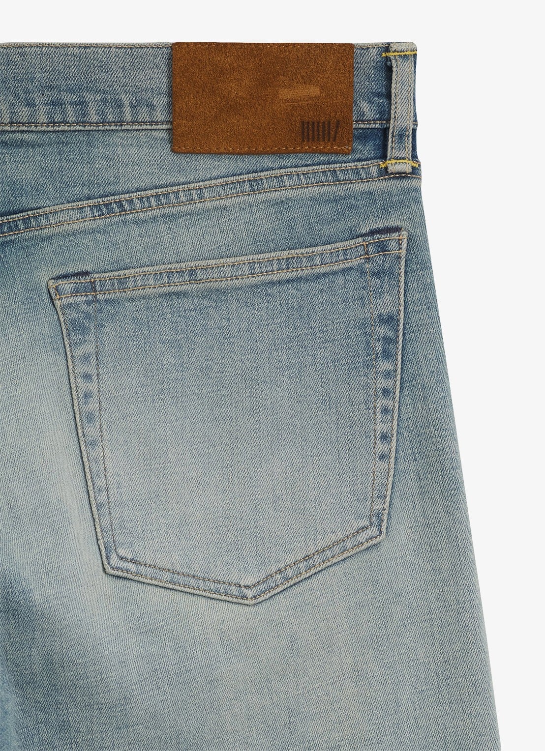 BOSS Slim fit jeans met stretch en medium wassing - detail 6 turquoise/aqua-443 / blauw