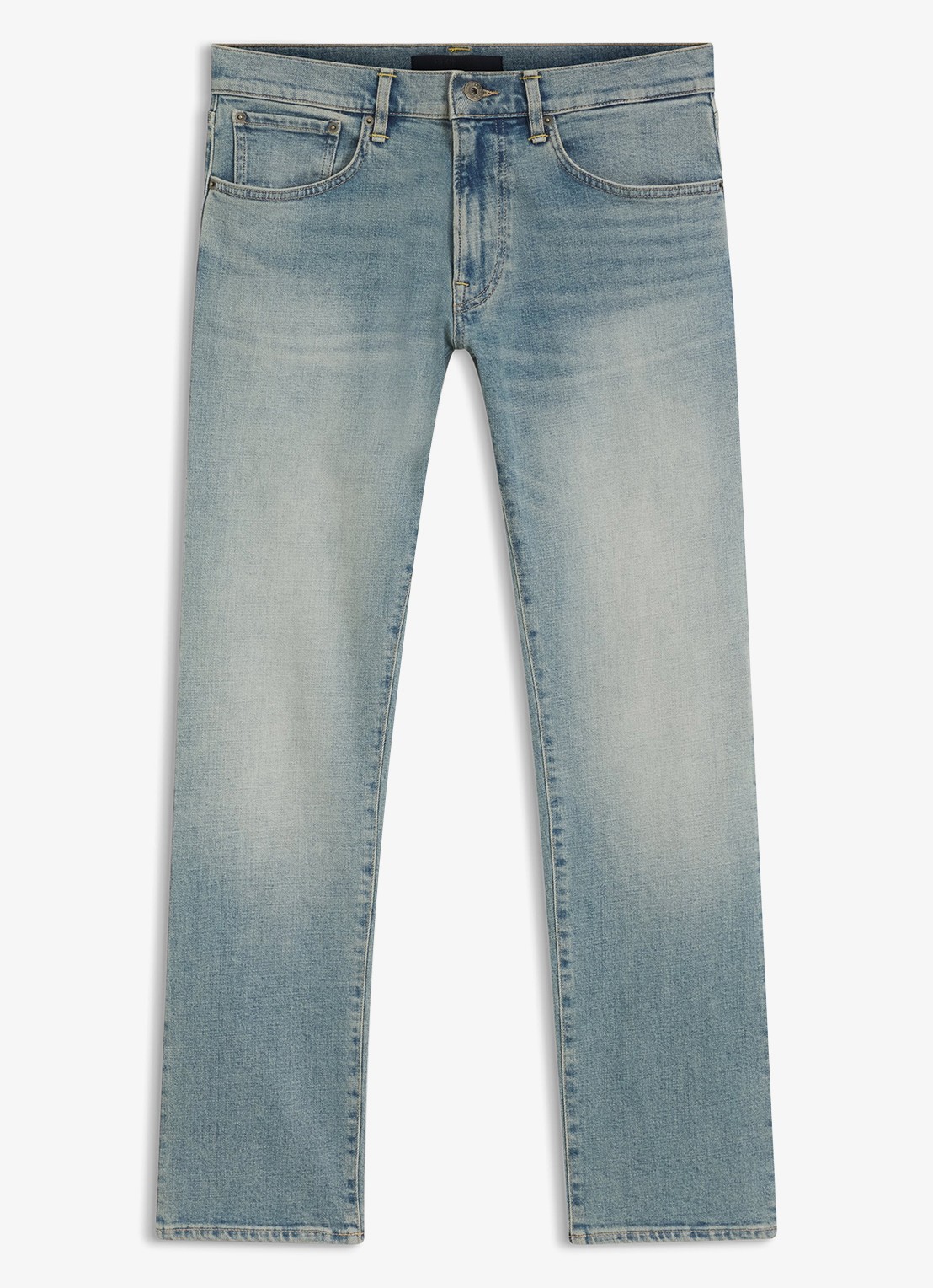 BOSS Slim fit jeans met stretch en medium wassing - voorkant 2 turquoise/aqua-443 / blauw