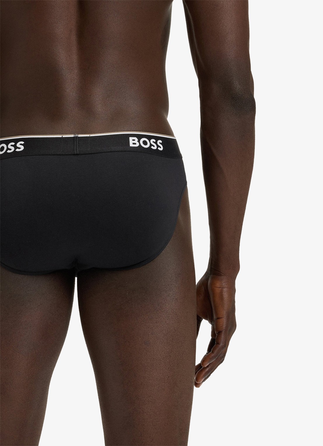 BOSS Slip met logoband in 3-pack - detail 5 zwart