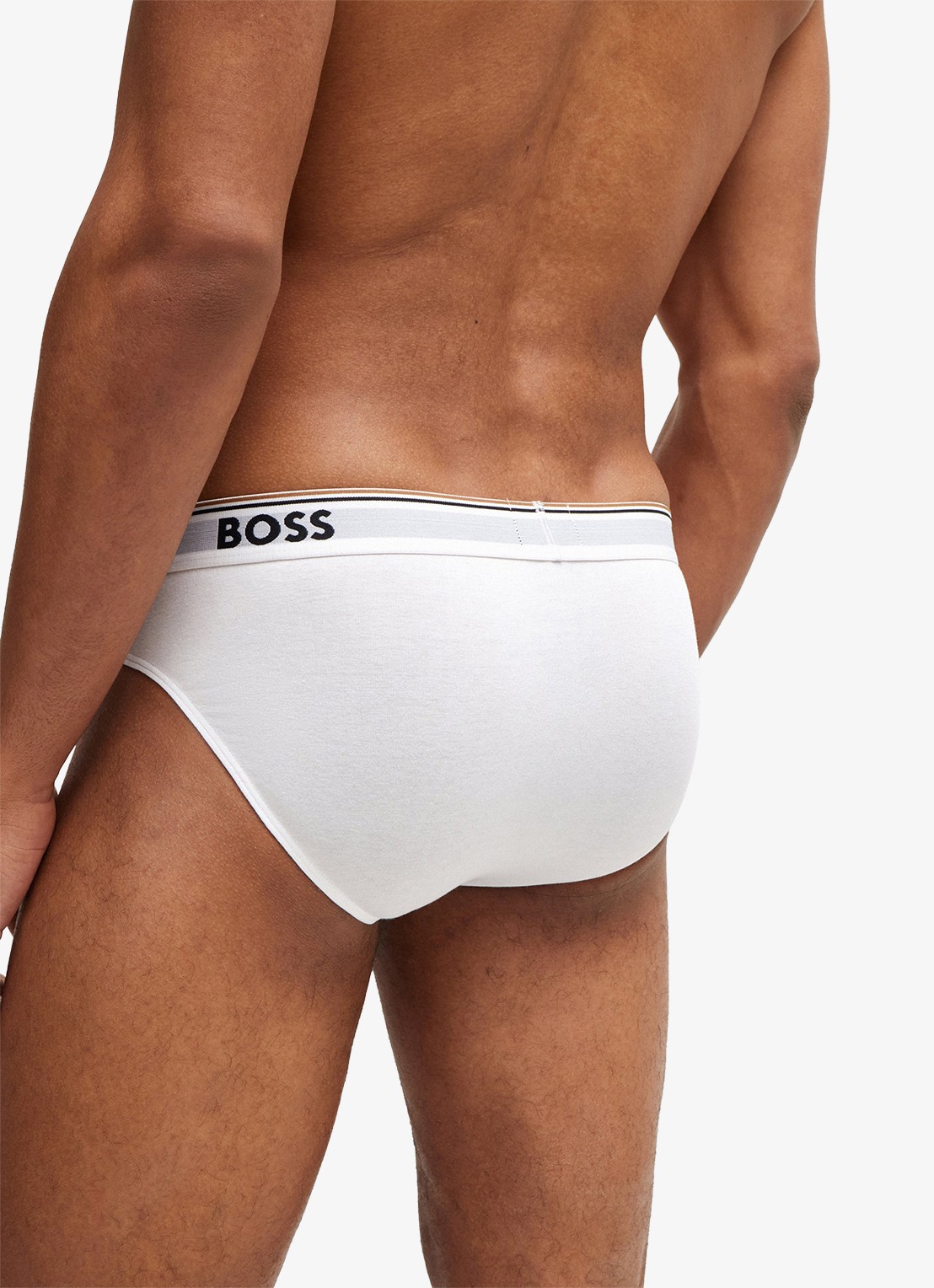 BOSS Slip met logoband in 3-pack - detail 2 lichtgrijs