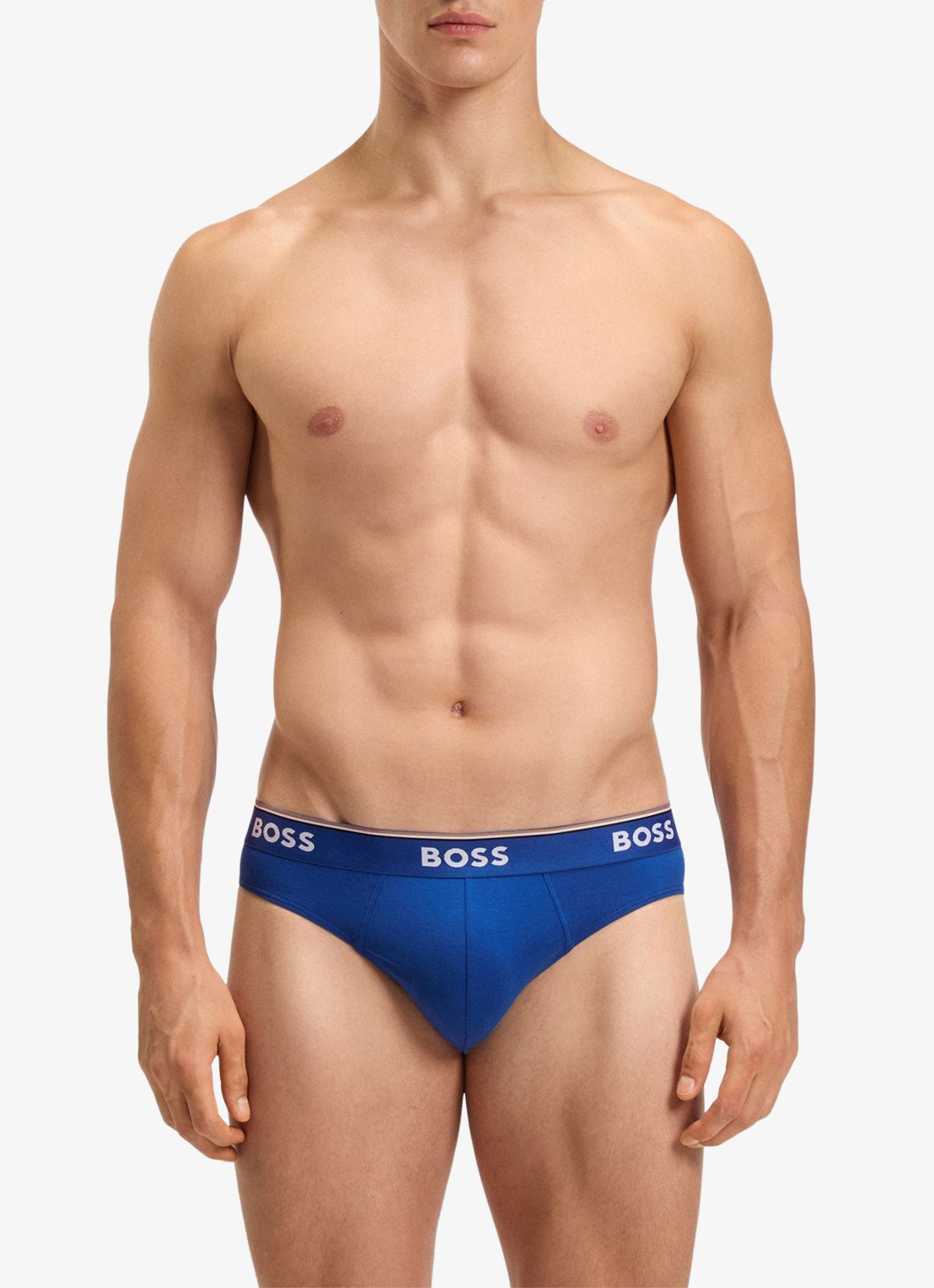 BOSS Slip met logoband in 3-pack - detail 2 blauw