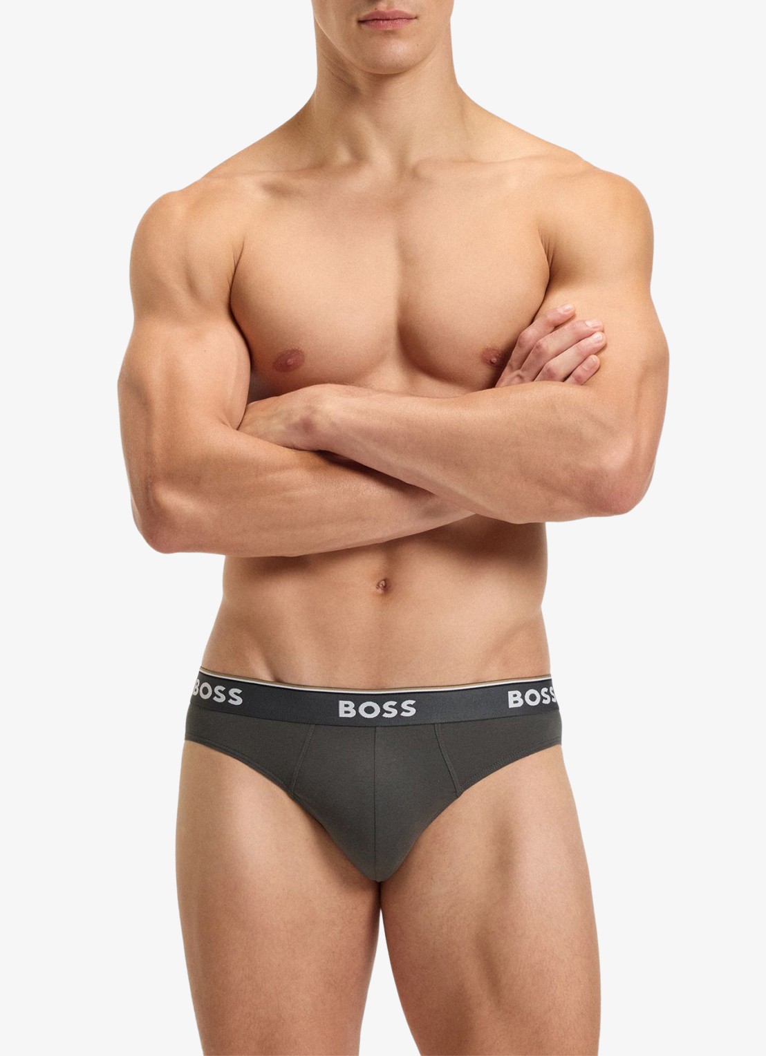 BOSS Slip met logoband in 3-pack - detail 4 blauw