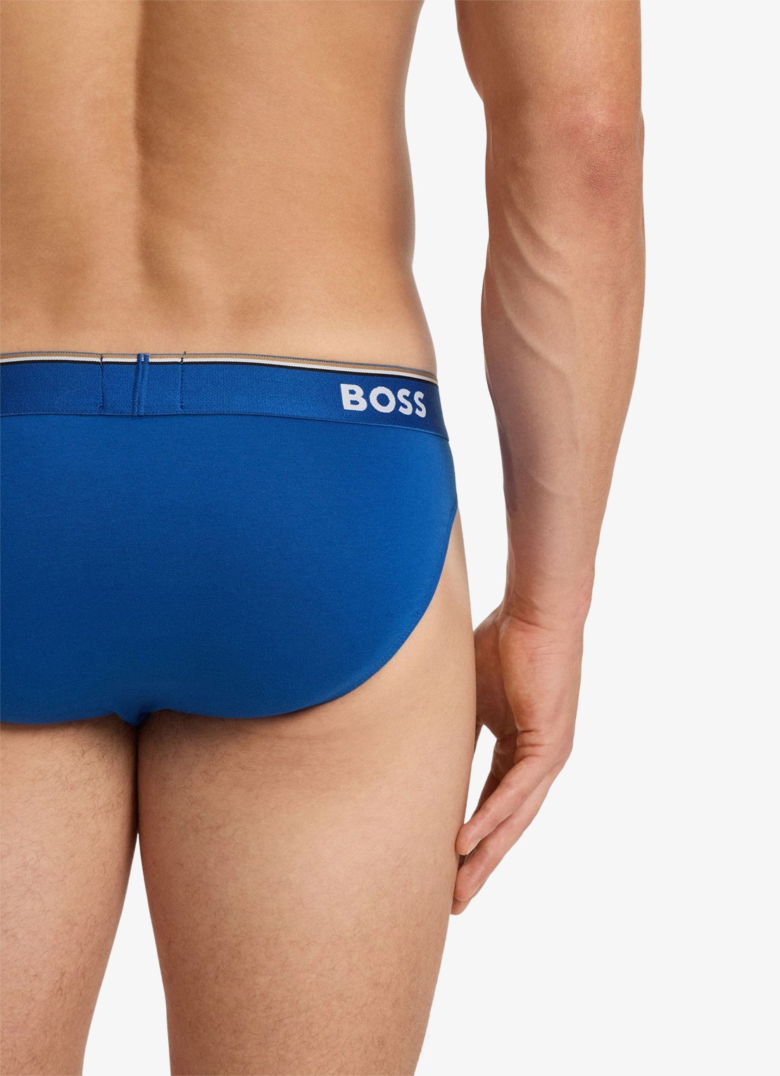 BOSS Slip met logoband in 3-pack - detail 6 blauw