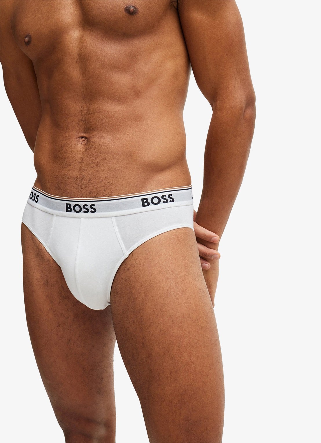 BOSS Slip met logoband in 3-pack - detail 4 wit