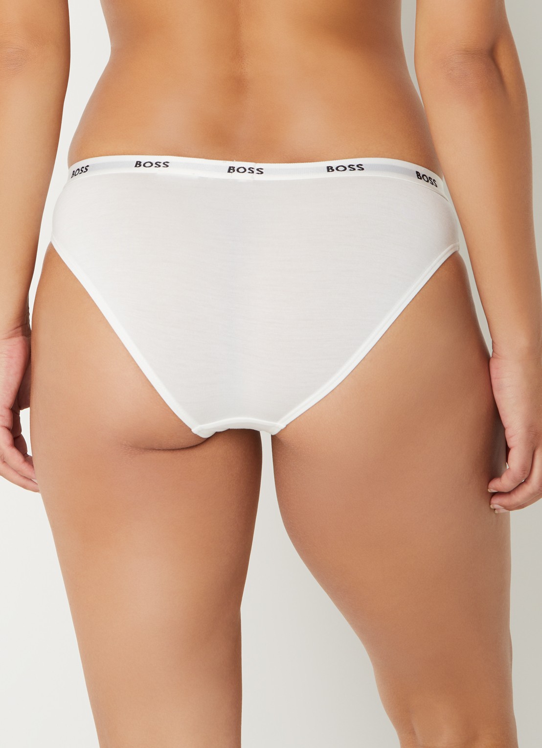 BOSS Slip met logoband - achterkant wit