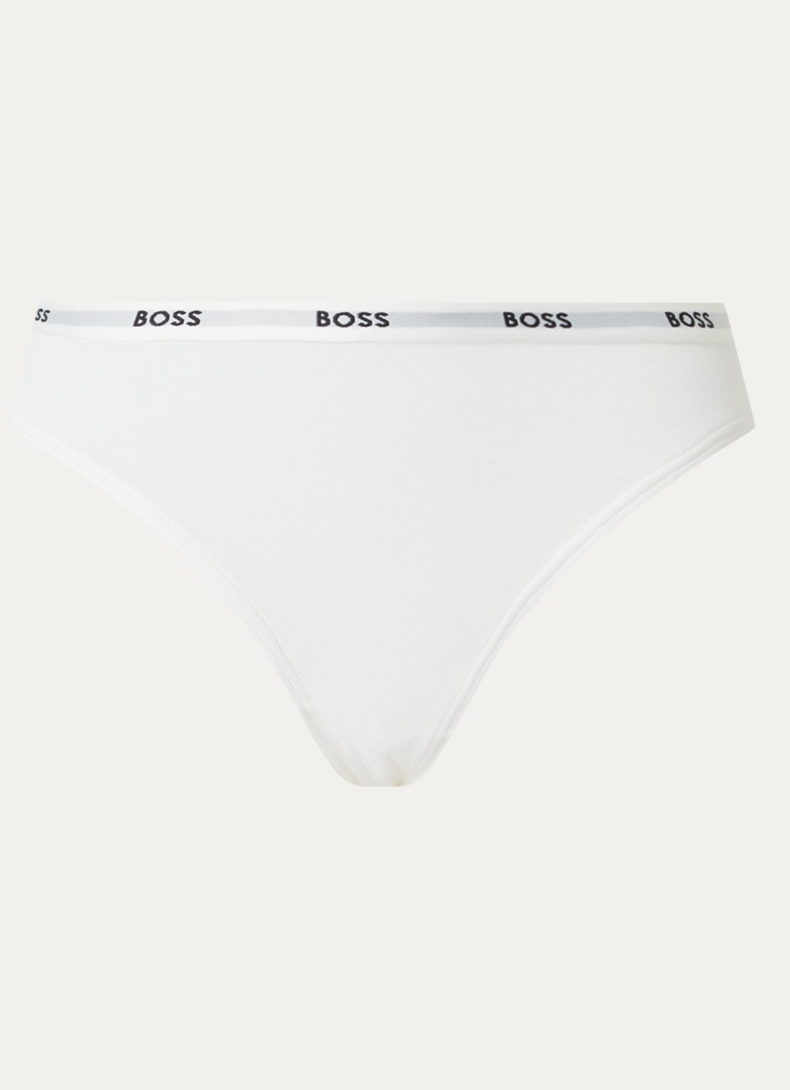BOSS Slip met logoband - voorkant 2 wit