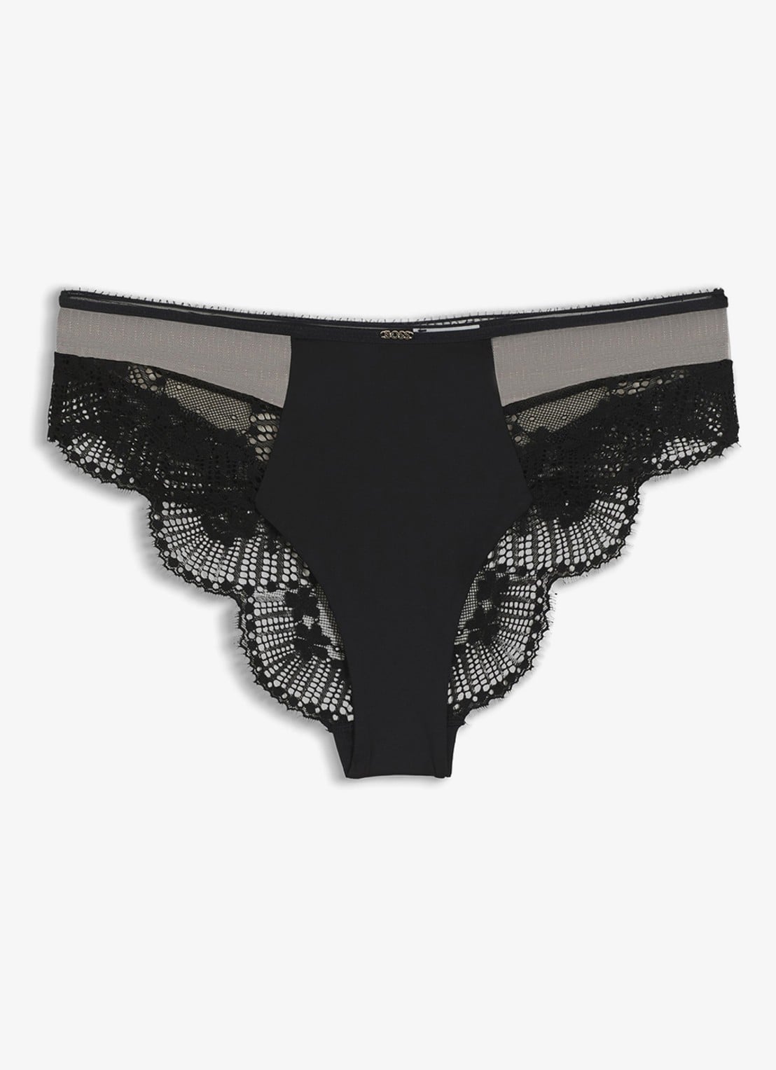 BOSS Slip van kant - voorkant 3 zwart