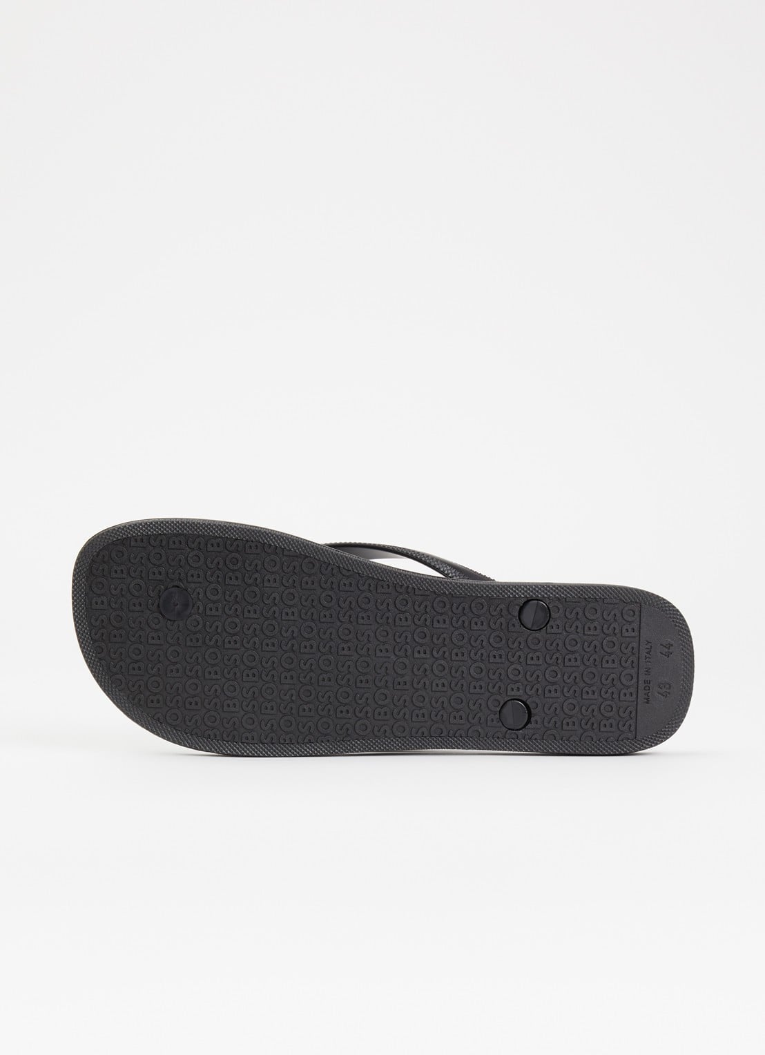 BOSS Slipper met logo - detail 3 zwart