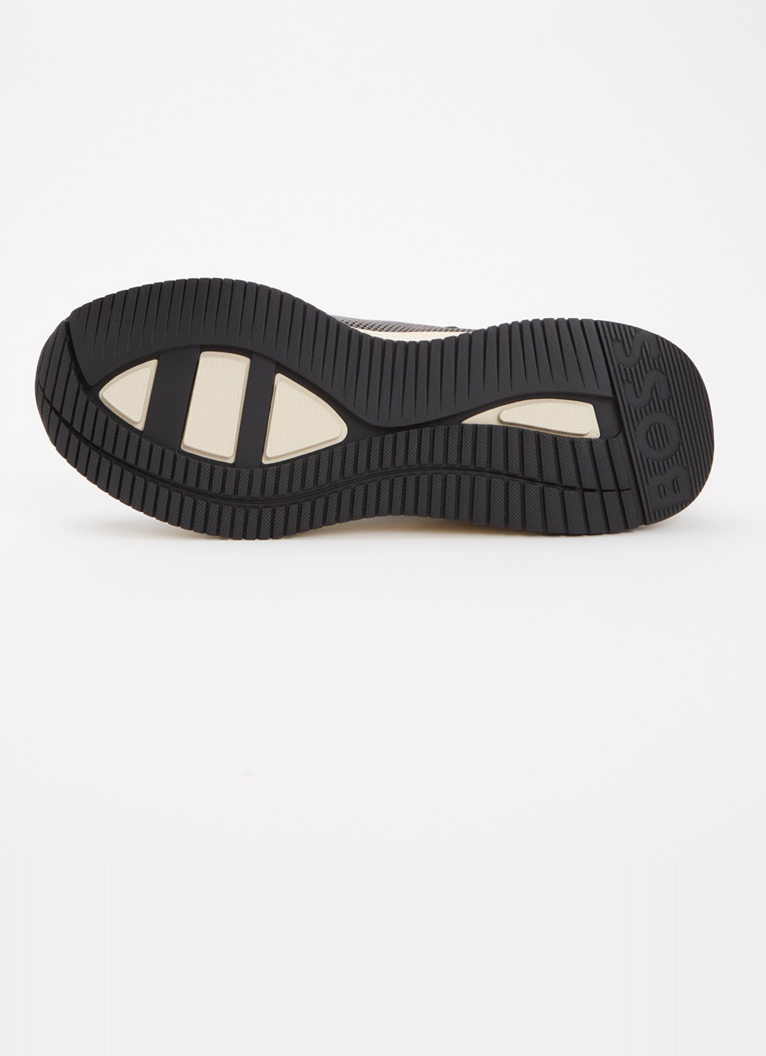 BOSS Sneaker met gebreid bovenwerk - detail 5 grijs