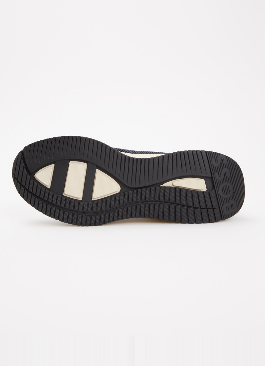 BOSS Sneaker met gebreid bovenwerk - detail 5 donkerblauw