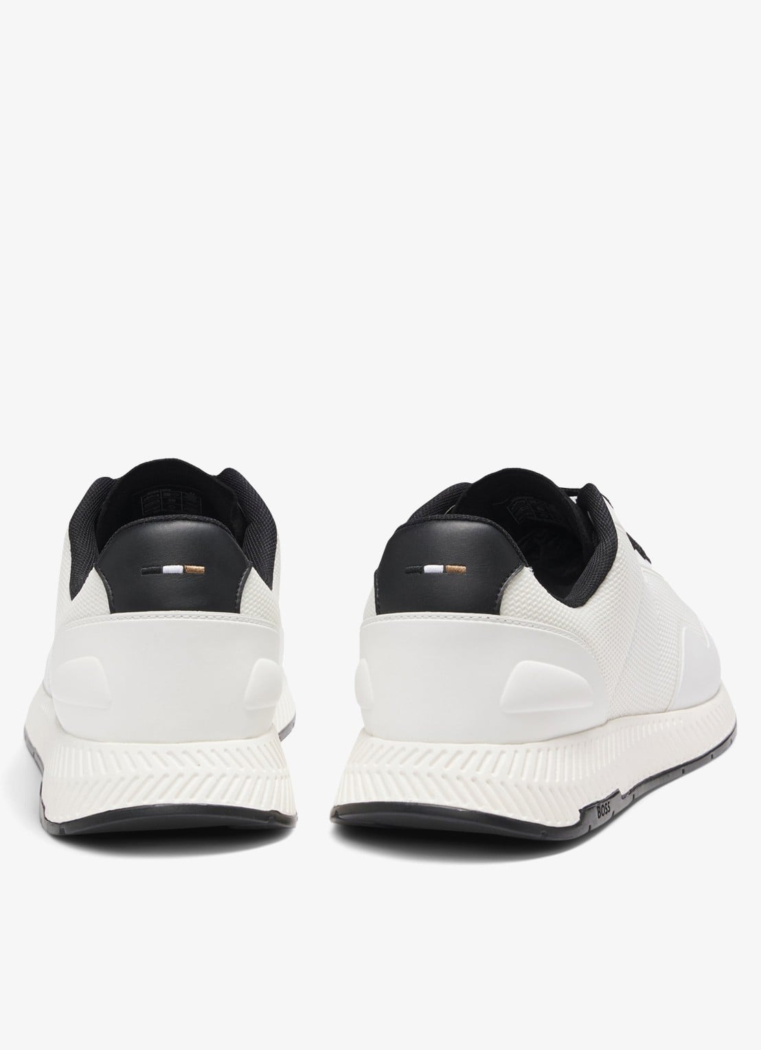 BOSS Sneaker met logo - detail 3 wit