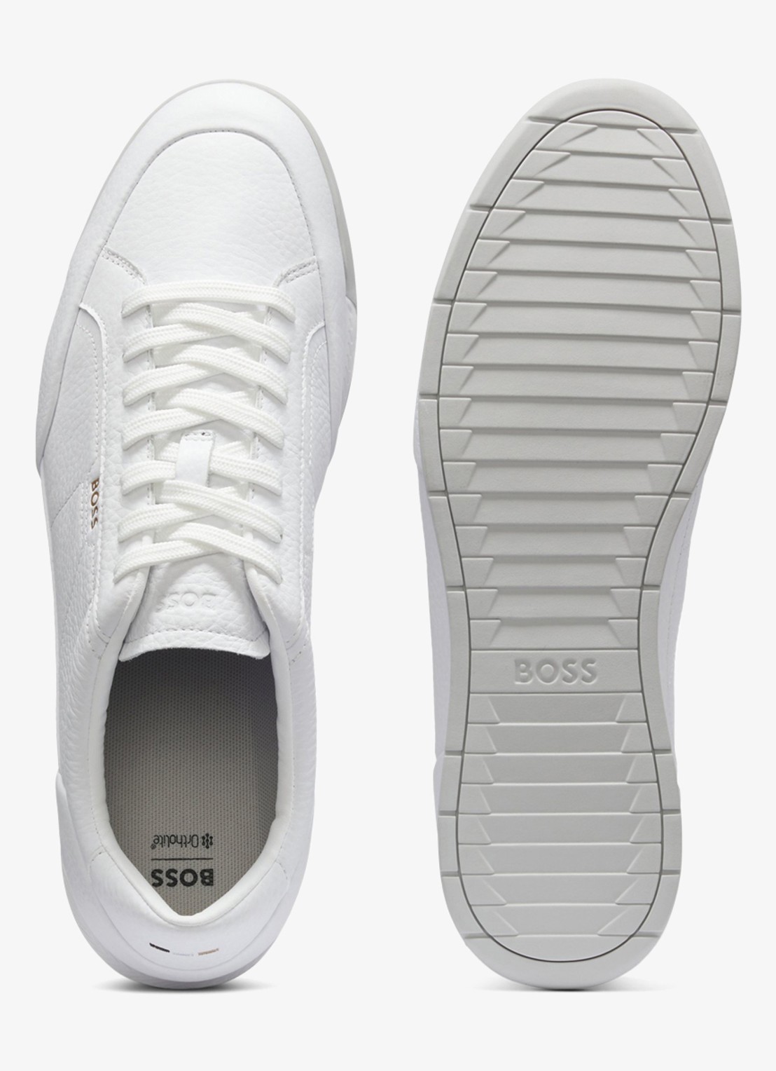 BOSS Sneaker met logo - detail 2 gebroken wit