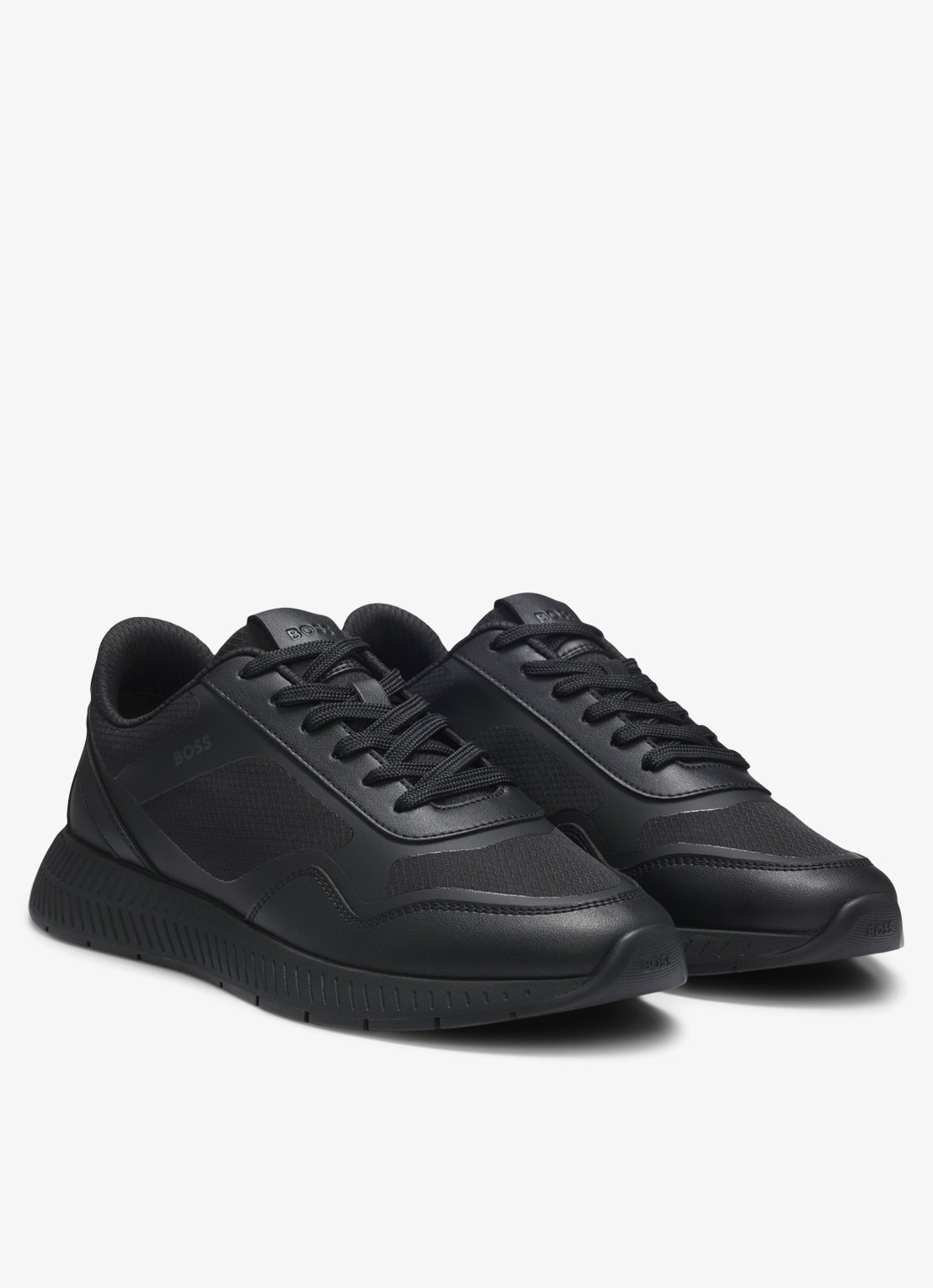 BOSS Sneaker met logo - detail 3 zwart