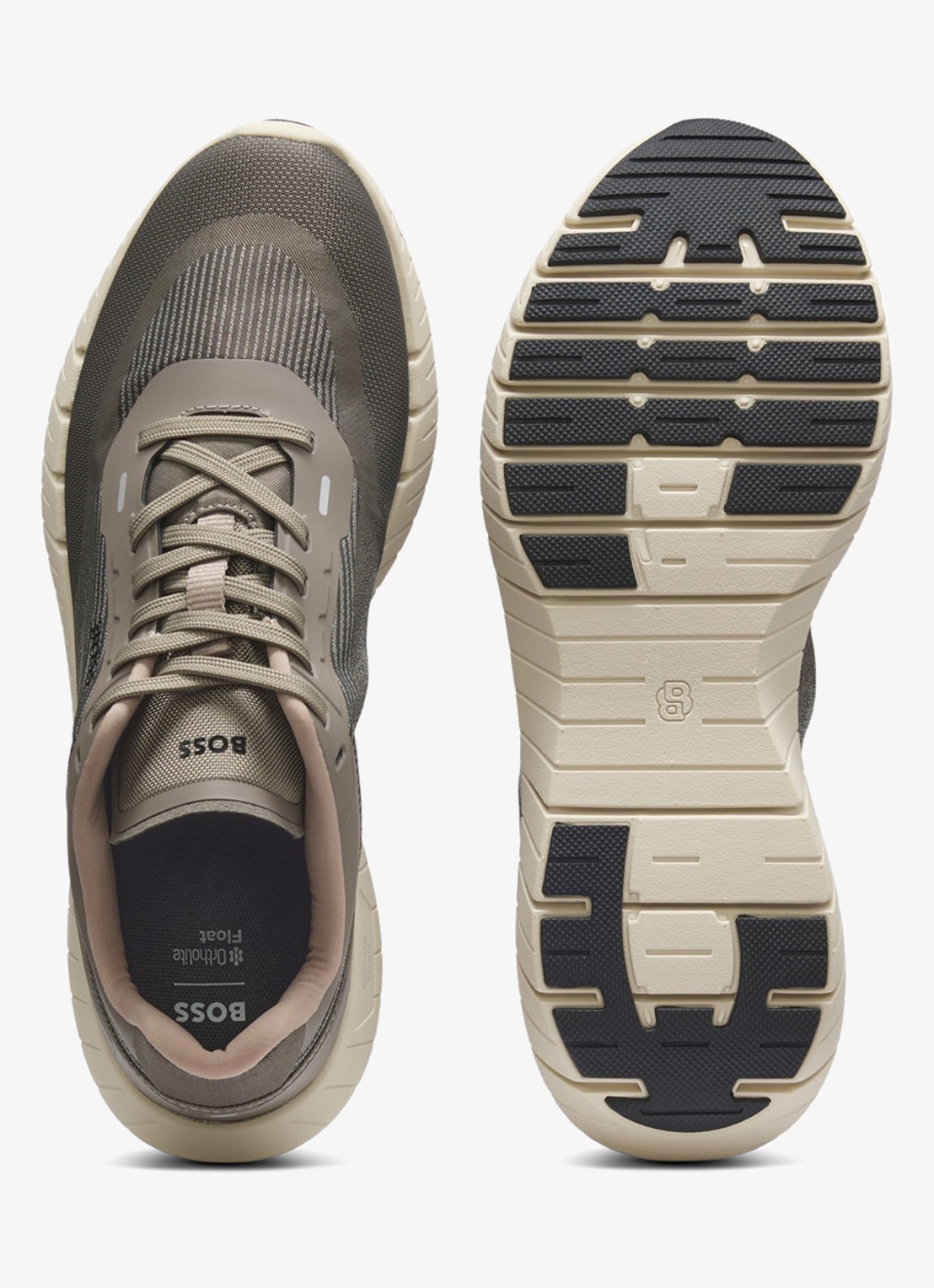 BOSS Sneaker met logo - detail 2 lindegroen