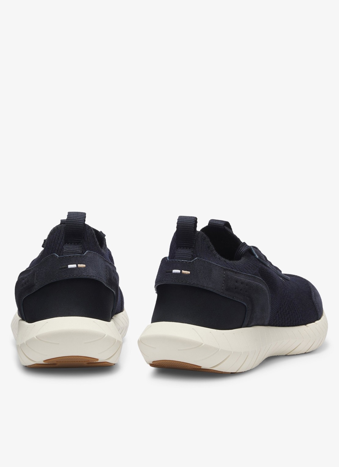 BOSS Sneaker met logo - achterkant 4 donkerblauw
