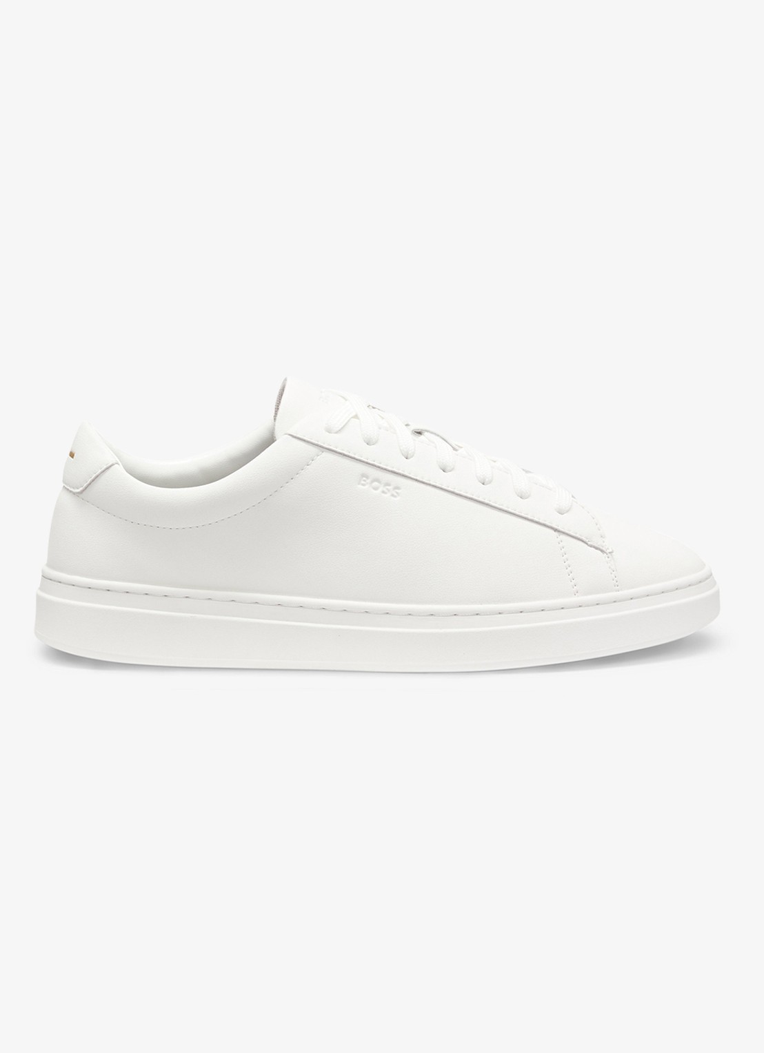 BOSS Sneaker van leer - detail 2 gebroken wit