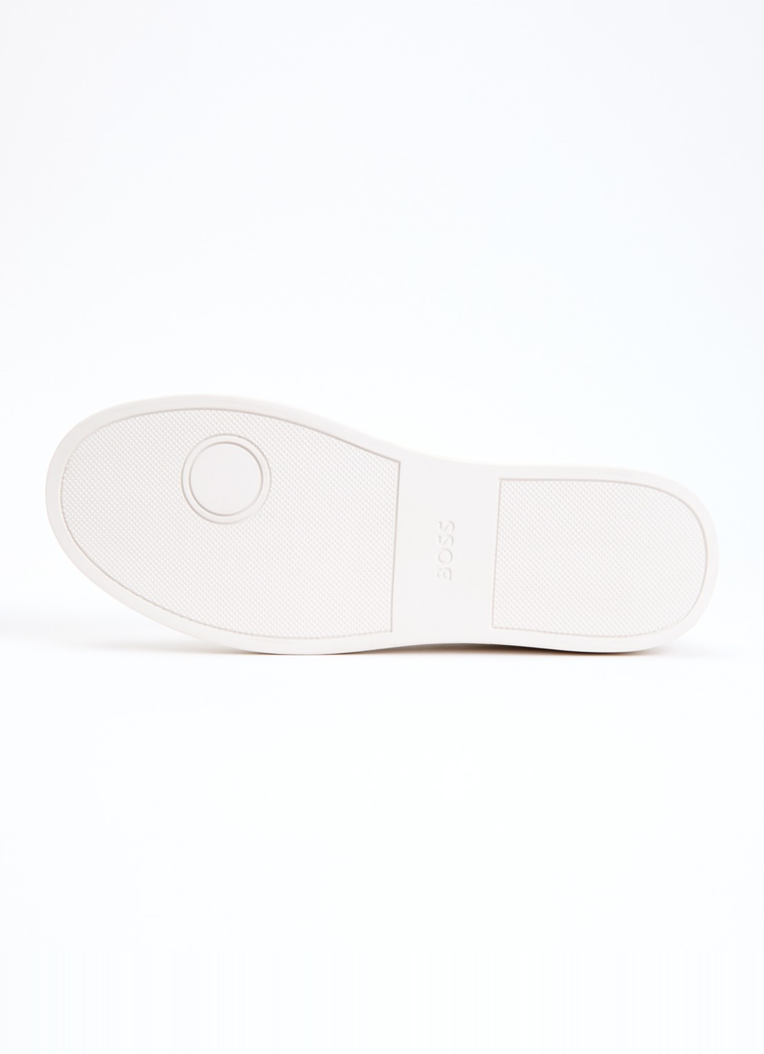 BOSS Sneaker van leer - detail 4 wit