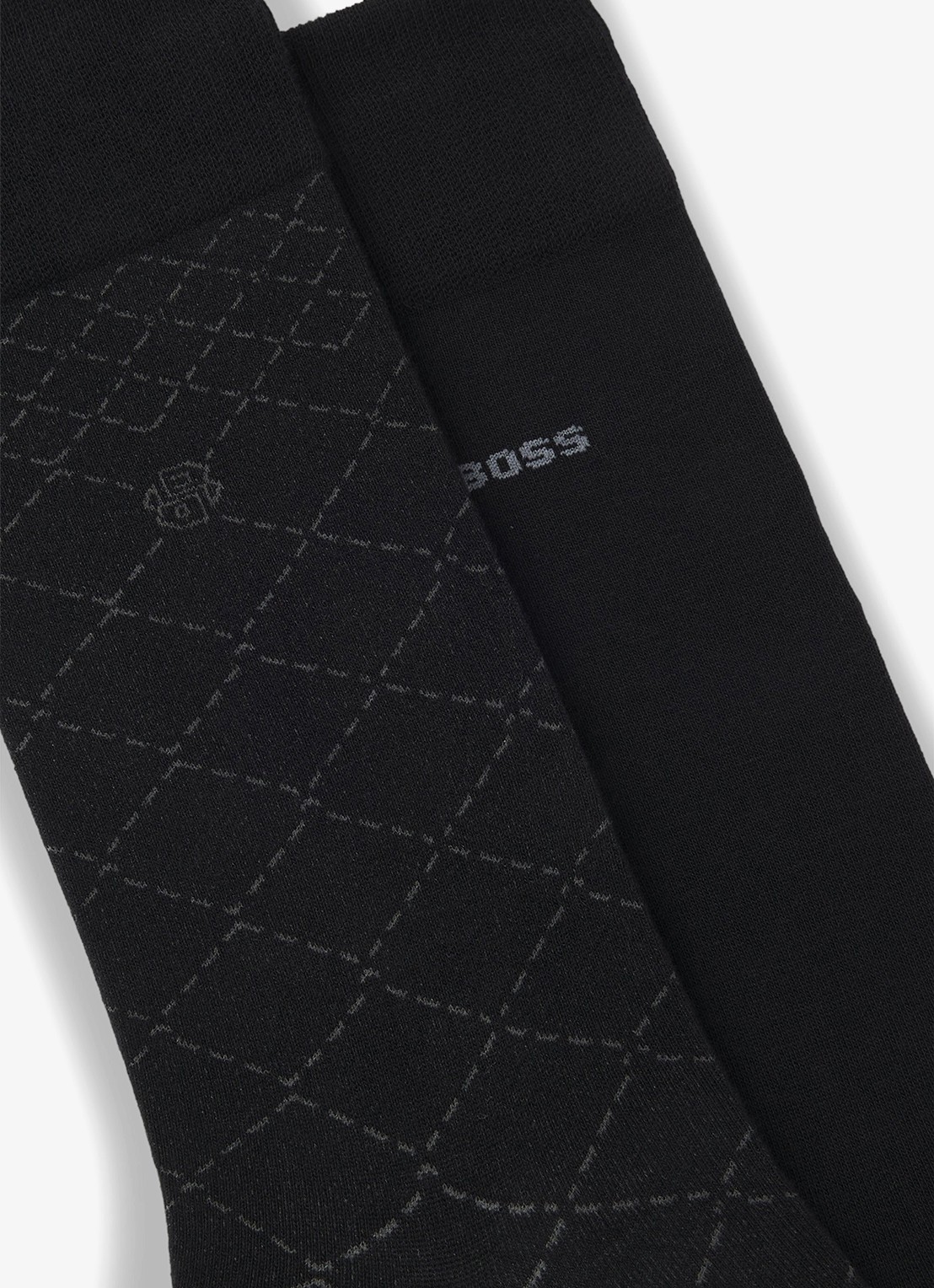 BOSS Sokken in katoenblend in 2-pack - detail 2 zwart