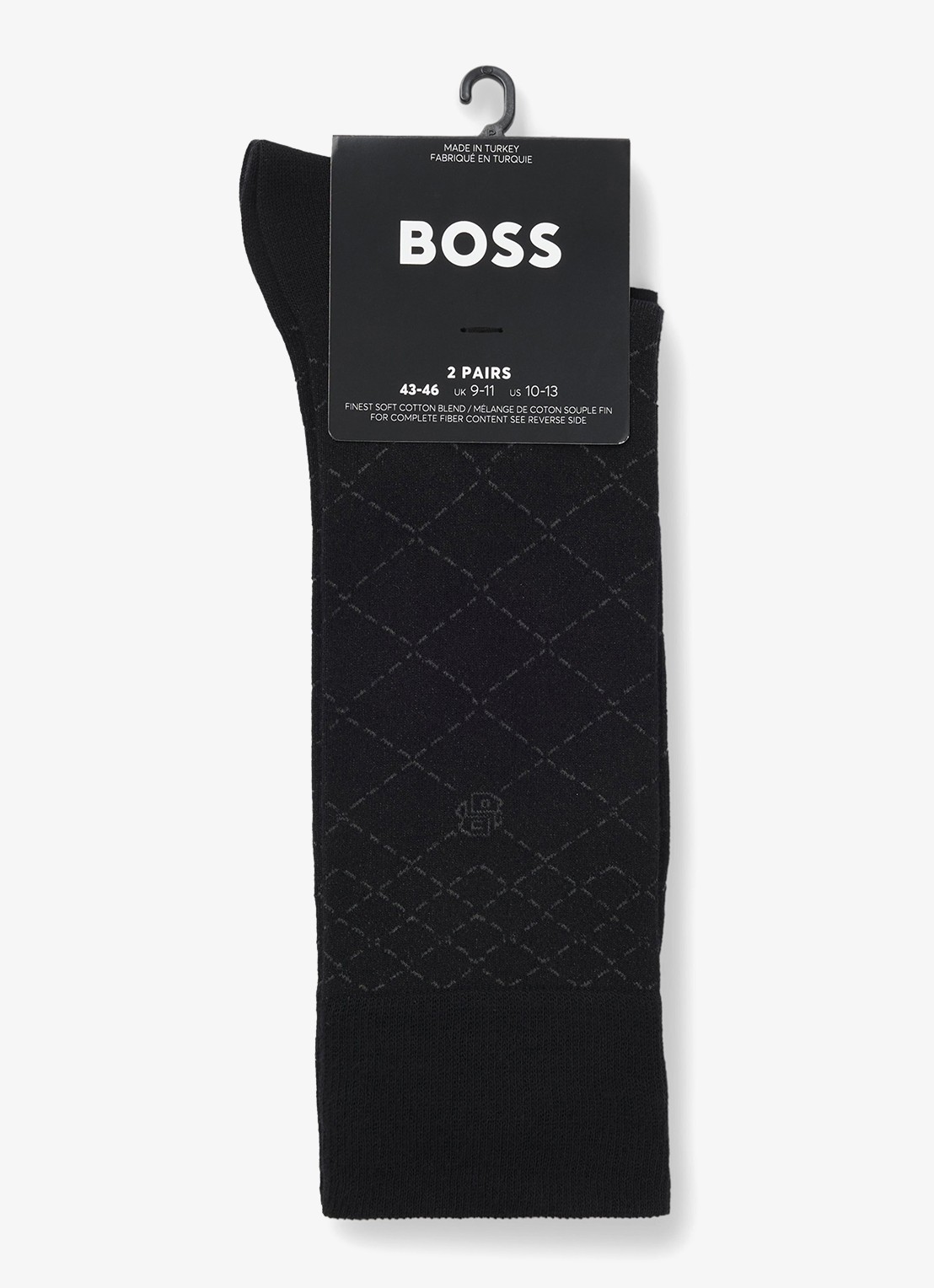BOSS Sokken in katoenblend in 2-pack - detail 3 zwart