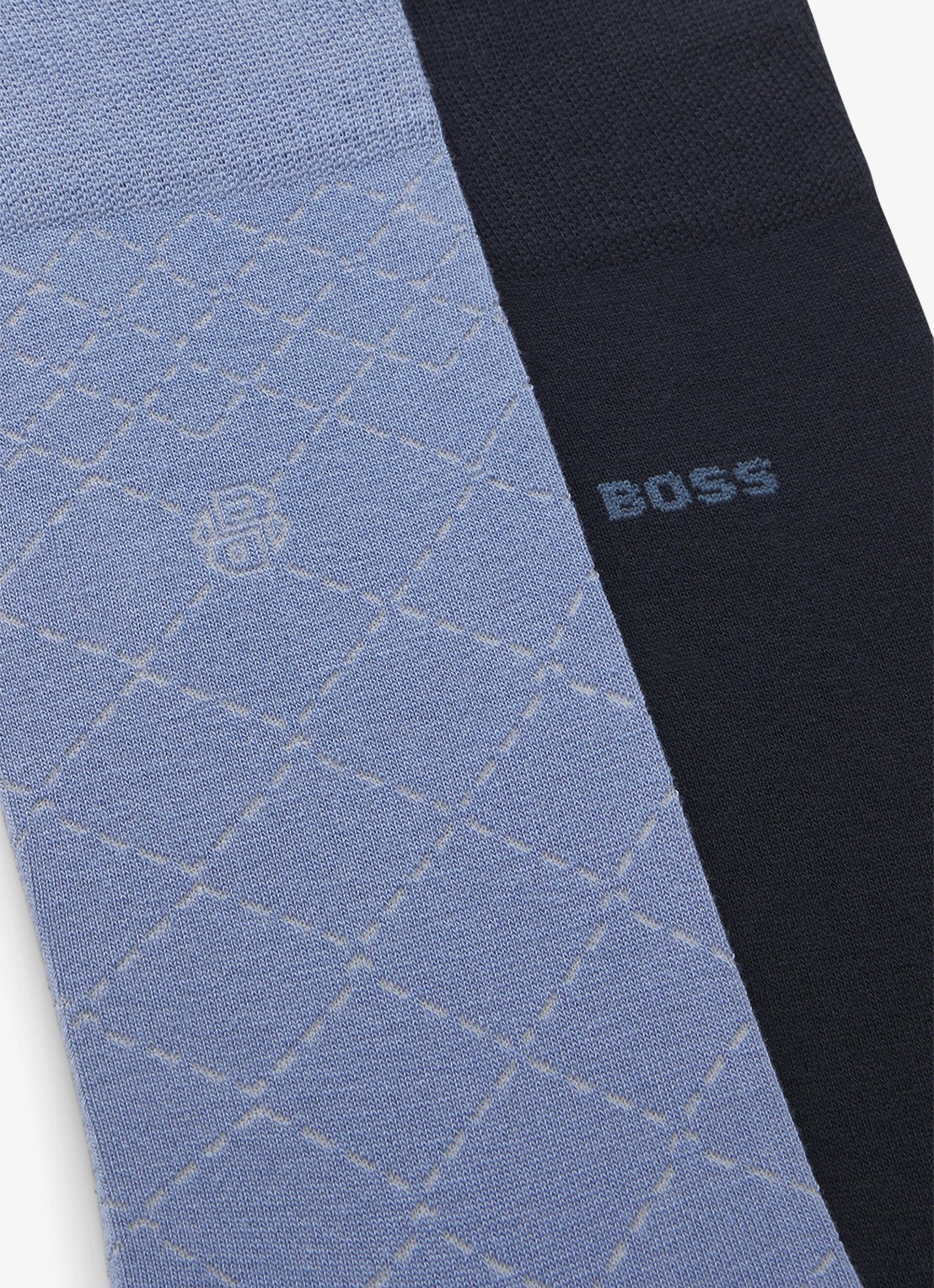 BOSS Sokken in katoenblend in 2-pack - detail 2 blauw