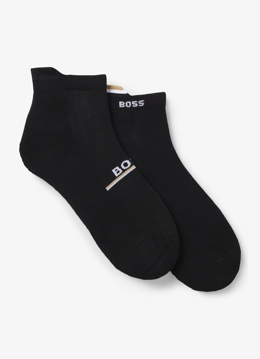 BOSS Sokken in katoenblend in 2-pack - voorkant 3 zwart