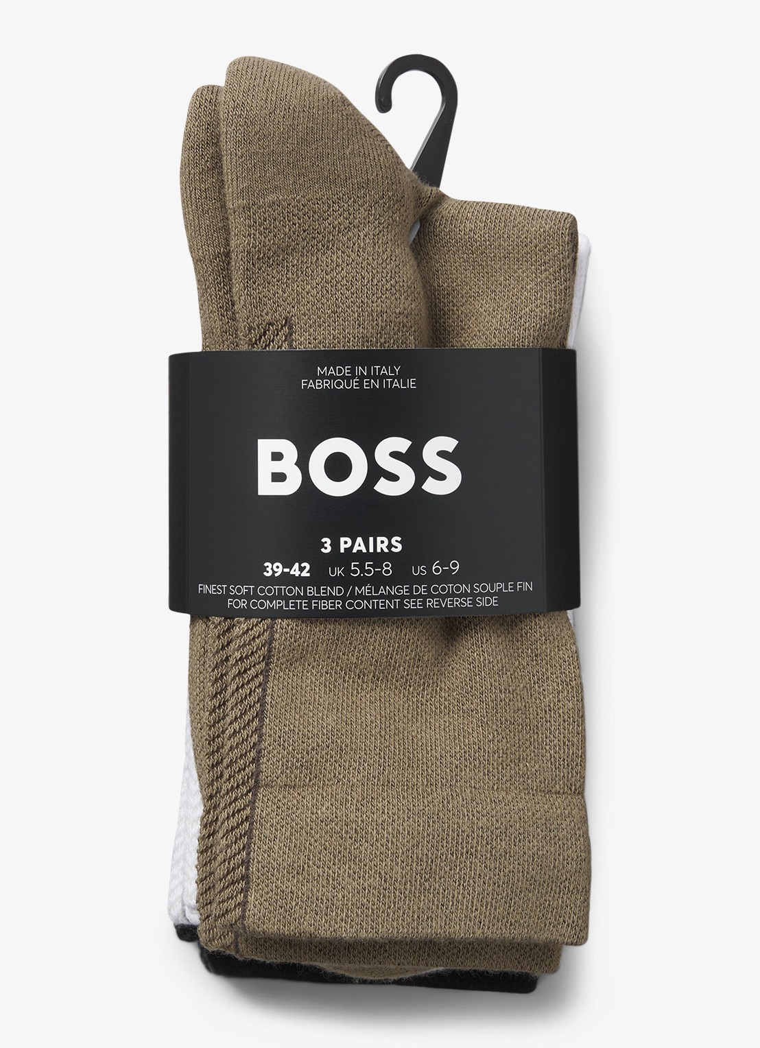 BOSS Sokken in katoenblend in 3-pack - detail 2 beige
